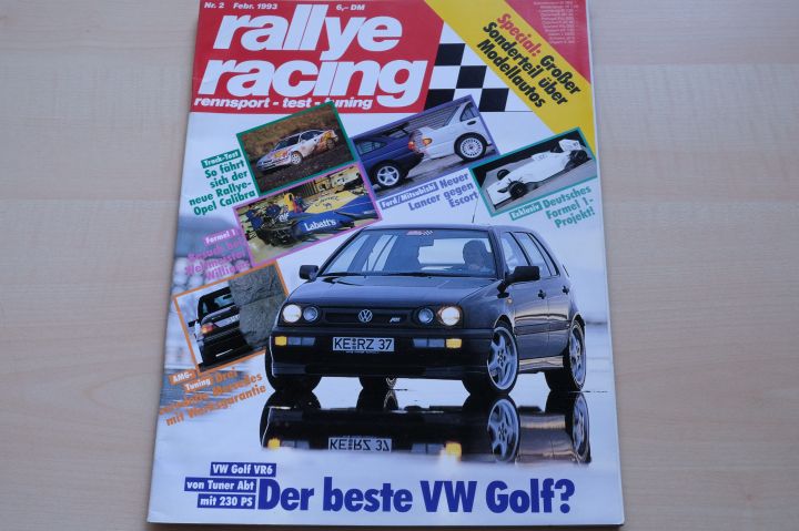 Deckblatt Rallye Racing (02/1993)